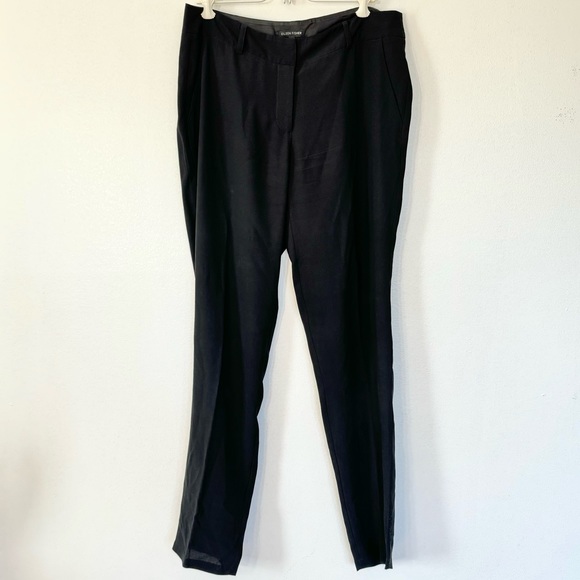 Eileen Fisher 100% Silk Straight Leg Dress Pants Sz 8 - Picture 5 of 9